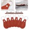 Taiyin Red Leather Key Fob